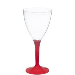 Plastik Şarap Bardağı Kırmızı - KullanatPazarı