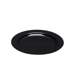 Plastik Siyah Tabak 19 cm - KullanatPazarı