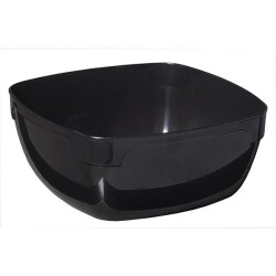 Plastik Sütlaç Kase Siyah - Rubikap