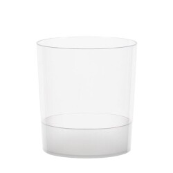 Plastik Yuvarlak Viski Meşrubat Bardağı 155 cc - KullanatPazarı