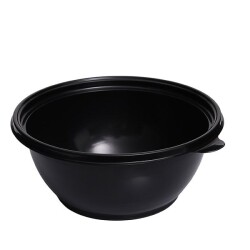 Policap 1000 gr Siyah Yemek Kabı (Sıcağa Dayanıklı) - Policap