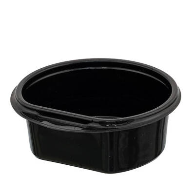 Policap 145 mm PP Siyah Çorba Kase 14 oz - 1