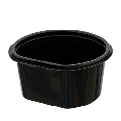 Policap 145 mm PP Siyah Çorba Kase 16 oz - Policap