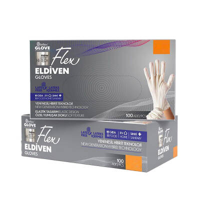 Reflex Flex Pudrasız Eldiven Krem Medium - 1