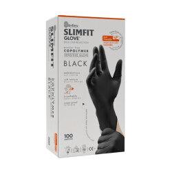 Reflex Slim Fit Pudrasız Eldiven Siyah XLarge - KullanatPazarı