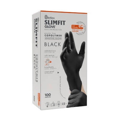 Reflex Slim Fit Pudrasız Eldiven Siyah XLarge - 1