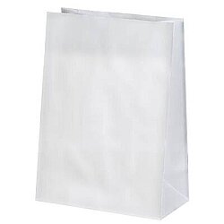Sapsız Beyaz Taşıma Torbası Orta Boy 22x14x30 cm - KullanatPazarı