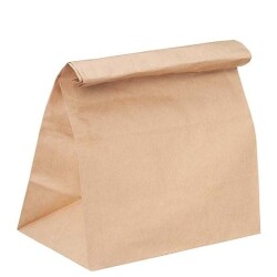 Sapsız Kraft Taşıma Torbası Büyük Boy 27x16x28 cm - KullanatPazarı