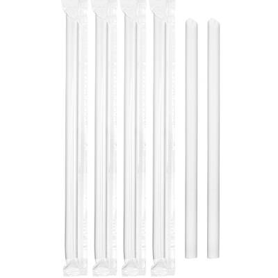 Şeffaf Bubble Tea Pipet Jelatin Sargılı 11 x 220 mm - 1