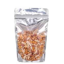 Şeffaf Metalize Kilitli Doypack 16x27x8 cm - 500 gr - KullanatPazarı