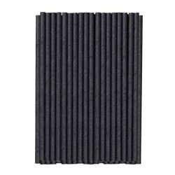 Siyah Frozen Kağıt Pipet 8mmx204 cm - KullanatPazarı