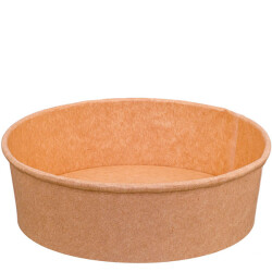 187mm Kraft Karton Salata Kasesi 1000cc - KullanatPazarı