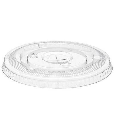 Pet Bardak Artı Delikli Düz Kapak - 1