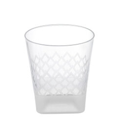 Yeni Kare Viski Meşrubat Bardağı 220 cc - KullanatPazarı