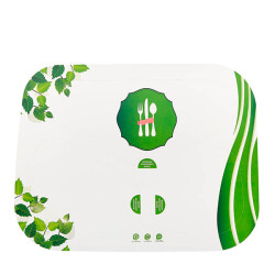 YP31 Üç Bölmeli Karton Gıda Kabı Kapağı - KullanatPazarı